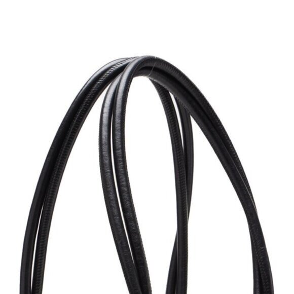 Authentic CHANEL Cambon Quilted Ligne Shoulder Bowling Bowler Bag Tote White - Picture 4 of 12